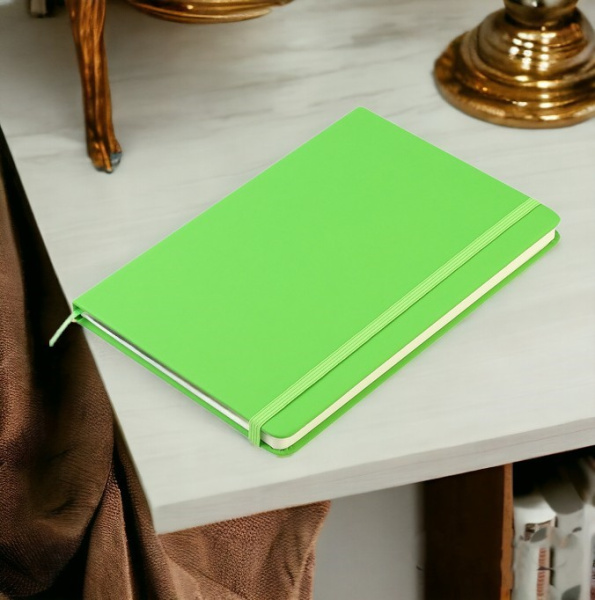 Блокнот A5 Monte в обложке с имитацией рисунка кожи и листами в полоску / Скетчбук 192 страницы